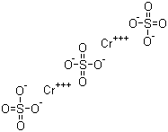 硫酸铬分子结构 (CAS 10101-53-8)