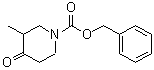 3-Methyl-4-oxopiperidine-1-carboxylic acid benzyl ester molecular structure (CAS 1010115-47-5)