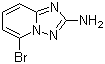 5-Bromo-[1,2,4]triazolo[1,5-a]pyridin-2-amine molecular structure (CAS 1010120-55-4)