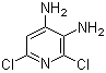 3,4-二氨基-2,6-二氯吡啶分子结构 (CAS 101079-63-4)