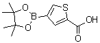 (2-Carboxythien-4-yl)boronic acid pinacol ester molecular structure (CAS 1010836-19-7)
