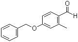 structure of CAS# 101093-56-5, 2-Methyl-4-benzyloxybenzaldehyde;4-Benzyloxy-2-methylbenzaldehyde