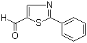 structure of CAS# 1011-40-1, 2-Phenylthiazole-5-carbaldehyde;2-Phenyl-1,3-thiazole-5-carbaldehyde