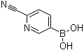 (6-Cyanopyridin-3-yl)boronic acid molecular structure (CAS 1011722-07-8)
