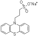 结构式 CAS# 101199-38-6, 10H-吩噻嗪-10-丙烷磺酸钠