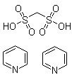Methanedisulfonic acid compd. with pyridine (1:2) molecular structure (CAS 1012081-03-6)