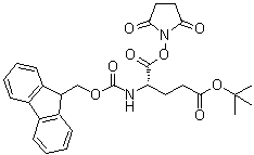 N-[(9H-Fluoren-9-ylmethoxy)carbonyl]-L-glutamic acid 5-(1,1-dimethylethyl) 1-(2,5-dioxo-1-pyrrolidinyl) ester molecular structure (CAS 101214-22-6)