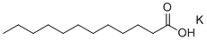 Potassium laurate molecular structure (CAS 10124-65-9)