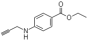 结构式 CAS# 101248-36-6, 4-(2-丙炔-1-氨基)苯甲酸乙酯