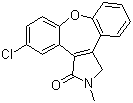 11-Chloro-2,3-dihydro-2-methyl-1H-dibenz[2,3:6,7]oxepino[4,5-c]pyrrol-1-one molecular structure (CAS 1012884-46-6)