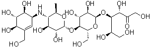 阿卡波糖 D-果糖杂质分子结构 (CAS 1013621-79-8)