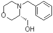 (3R)-4-(苯基甲基)-3-吗啉甲醇分子结构 (CAS 101376-26-5)