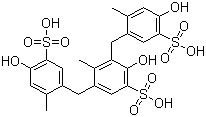 聚甲酚磺醛分子结构 (CAS 101418-00-2)