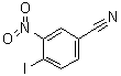 4-Iodo-3-nitrobenzonitrile molecular structure (CAS 101420-79-5)