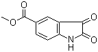 靛红-5-甲酸甲酯分子结构 (CAS 101460-85-9)