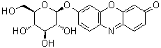 结构式 CAS# 101490-85-1, 试卤灵 beta-D-吡喃葡萄糖苷
