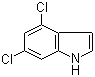 structure of CAS# 101495-18-5, 4,6-Dichloroindole;4,6-Dichloro-1H-indole