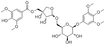 5''-O-Syringoylkelampayoside A molecular structure (CAS 1014974-98-1)