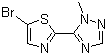 5-(5-Bromothiazol-2-yl)-1-methyl-1H-[1,2,4]triazole molecular structure (CAS 1014983-33-5)