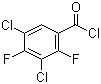 structure of CAS# 101513-72-8, 3,5-Dichloro-2,4-difluorobenzoyl chloride