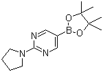 2-Pyrrolidinopyrimidine-5-boronic acid pinacol ester molecular structure (CAS 1015242-07-5)