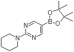 2-Piperidinopyrimidine-5-boronic acid pinacol ester molecular structure (CAS 1015242-08-6)