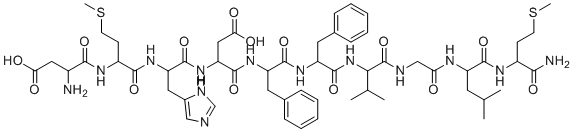 Neurokinin B molecular structure (CAS 101536-55-4)