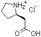 (R)-2-(Carboxymethyl)pyrrolidinium chloride molecular structure (CAS 101555-60-6)