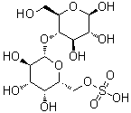 4-O-(6-O-Sulfo-beta-D-galactopyranosyl)-beta-D-glucopyranose molecular structure (CAS 1015758-24-3)