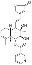 6-O-Nicotinoylbarbatin C molecular structure (CAS 1015776-92-7)