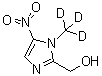 结构式 CAS# 1015855-78-3, 1-(三氘甲基)-5-硝基-1H-咪唑-2-甲醇