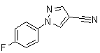 1-(4-Fluorophenyl)-1H-pyrazole-4-carbonitrile molecular structure (CAS 1015862-36-8)