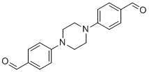 4,4'-(Piperazine-1,4-diyl)dibenzaldehyde molecular structure (CAS 10159-39-4)