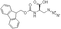 3-Azido-N-[(9H-fluoren-9-ylmethoxy)carbonyl]-D-alanine molecular structure (CAS 1016163-79-3)