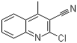 structure of CAS# 101617-94-1, 2-Chloro-4-methylquinoline-3-carbonitrile