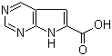 7H-Pyrrolo[2,3-d]pyrimidine-6-carboxylic acid molecular structure (CAS 1016241-64-7)