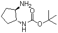 N-[(1R,2R)-2-Aminocyclopentyl]carbamic acid 1,1-dimethylethyl ester molecular structure (CAS 1016971-66-6)