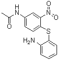 N-[4-[(2-Aminophenyl)thio]-3-nitrophenyl]acetamide molecular structure (CAS 1017060-37-5)