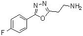 5-(4-Fluorophenyl)-1,3,4-oxadiazole-2-ethanamine molecular structure (CAS 1017346-04-1)