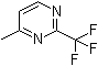 structure of CAS# 1017464-05-9, 4-Methyl-2-(trifluoromethyl)pyrimidine