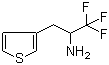 2,2,2-Trifluoro-1-thiophen-3-ylmethylethylamine molecular structure (CAS 1017781-57-5)