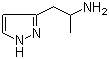 1-(1H-Pyrazol-3-yl)propan-2-amine molecular structure (CAS 1017783-22-0)