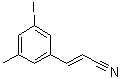 (2E)-3-(3-Iodo-5-methylphenyl)-2-propenenitrile molecular structure (CAS 1018450-07-1)