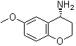 (4R)-3,4-Dihydro-6-methoxy-2H-1-benzopyran-4-amine molecular structure (CAS 1018978-89-6)