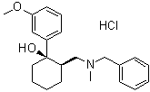 N-Benzyl-N-demethyltramadol hydrochloride molecular structure (CAS 1018989-95-1)