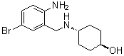 trans-4-[[(2-Amino-5-bromophenyl)methyl]amino]cyclohexanol molecular structure (CAS 101900-43-0)