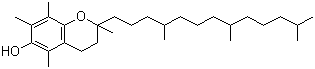 Vitamin E molecular structure (CAS 10191-41-0)