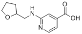 2-[(Tetrahydro-2-furanylmethyl)amino]-isonicotinic acid molecular structure (CAS 1019452-63-1)