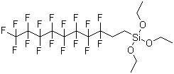 1H,1H,2H,2H-Perfluorodecyltriethoxysilane molecular structure (CAS 101947-16-4)