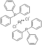 Bis(triphenylphosphine)platinum chloride molecular structure (CAS 10199-34-5)